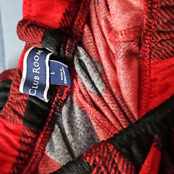 Club Room Size Large Plaid Pyjama Pants - Picture 2 of 4